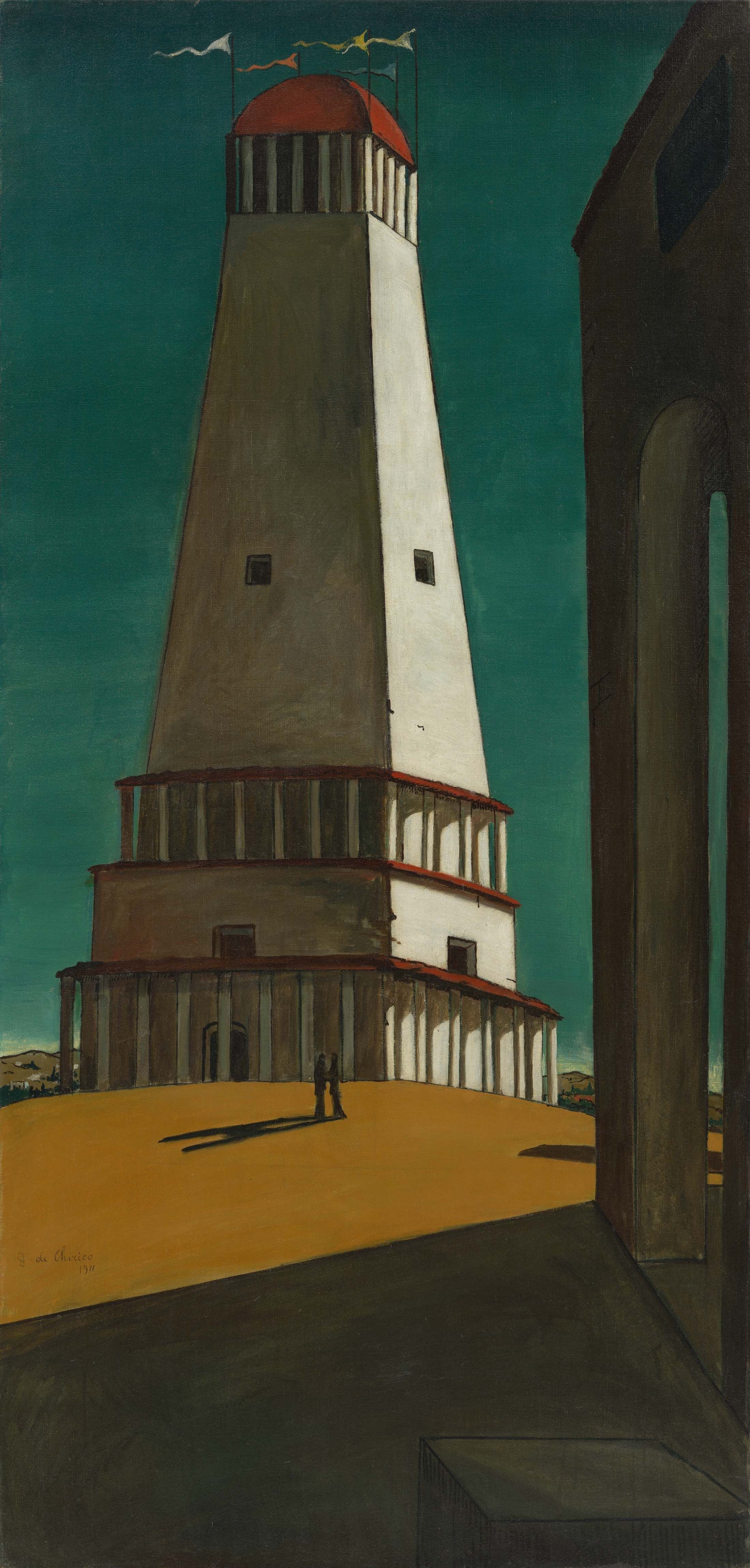 De Chirico, The Nostalgia of the Infinite (c. 1911-13)