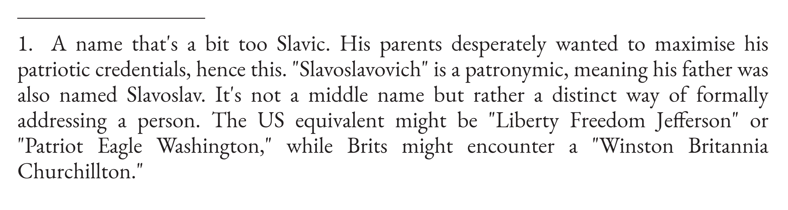 Footnote for Slavoslav Slavoslavovich